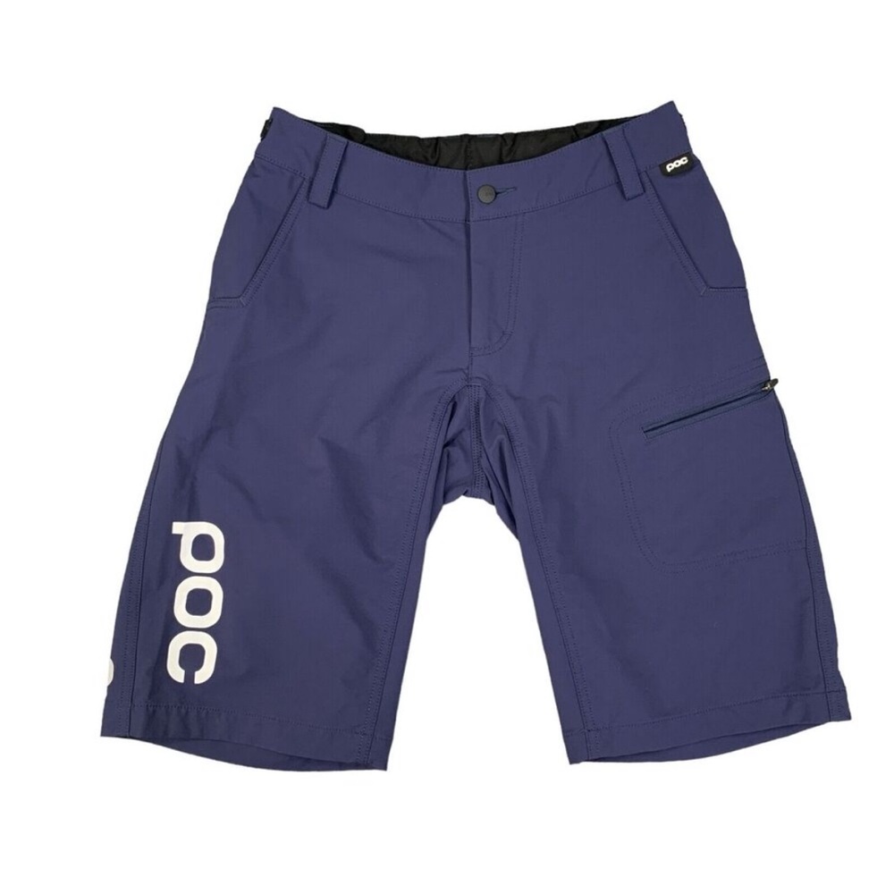 Poc Mountain Biking Shorts Women S Small Navy Adjustable Waist MTB Trail Cycling